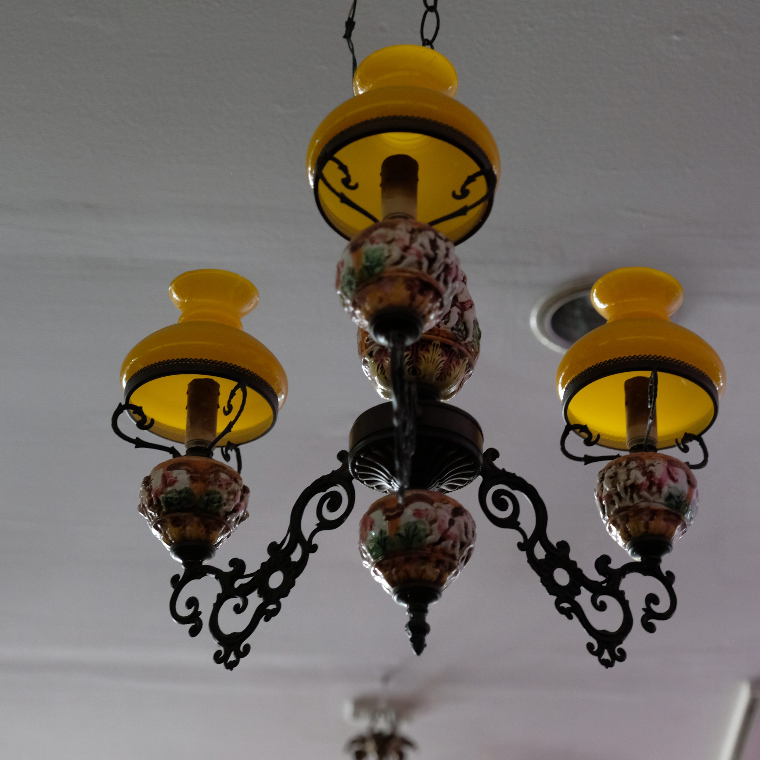 แชนเดอร์เลีย โคมไฟระย้าโบราณ งานเก่าหายาก มีรสนิยม ระดับ แอนทีค - Image 5