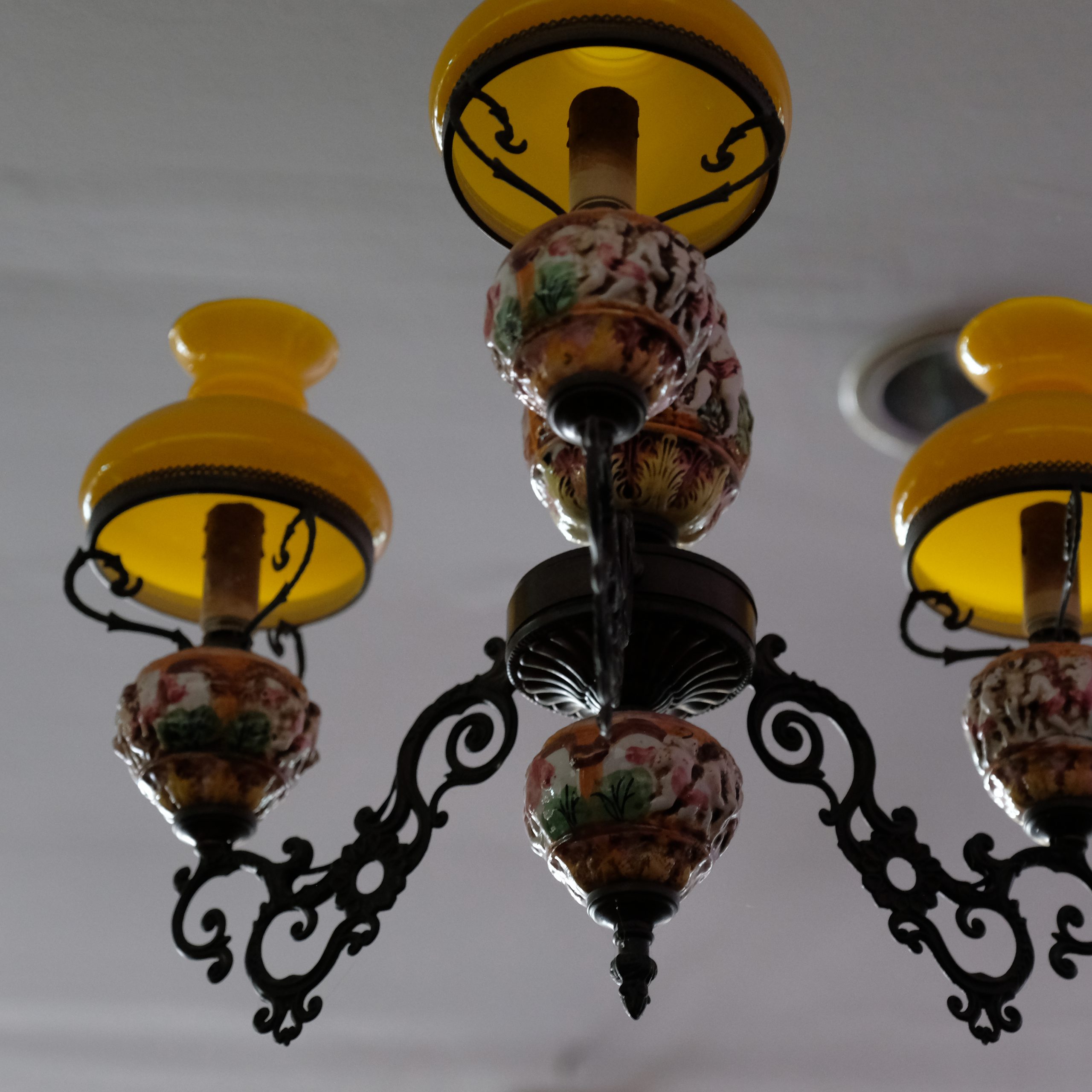 แชนเดอร์เลีย โคมไฟระย้าโบราณ งานเก่าหายาก มีรสนิยม ระดับ แอนทีค - Image 4