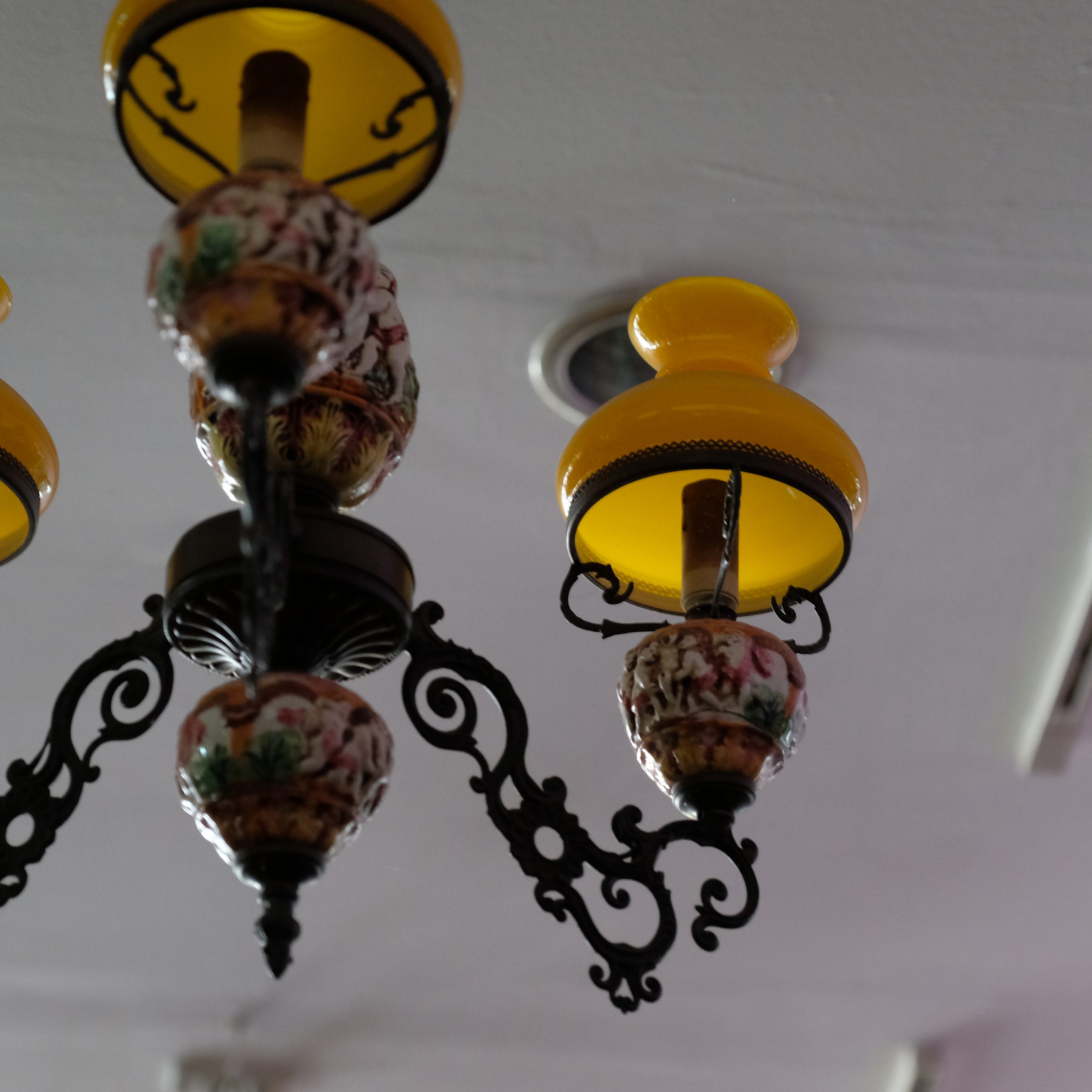 แชนเดอร์เลีย โคมไฟระย้าโบราณ งานเก่าหายาก มีรสนิยม ระดับ แอนทีค - Image 3