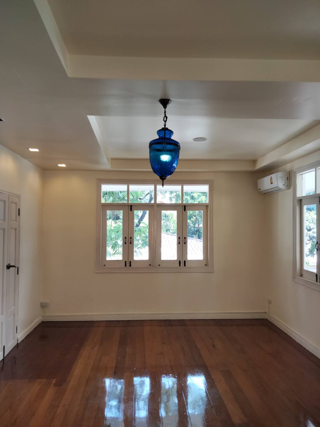 💢โคมไฟแก้ว หยดน้ำ สีฟ้า ย้อนยุค คลาสสิค 👉แต่งบ้าน แต่งร้าน - Image 4