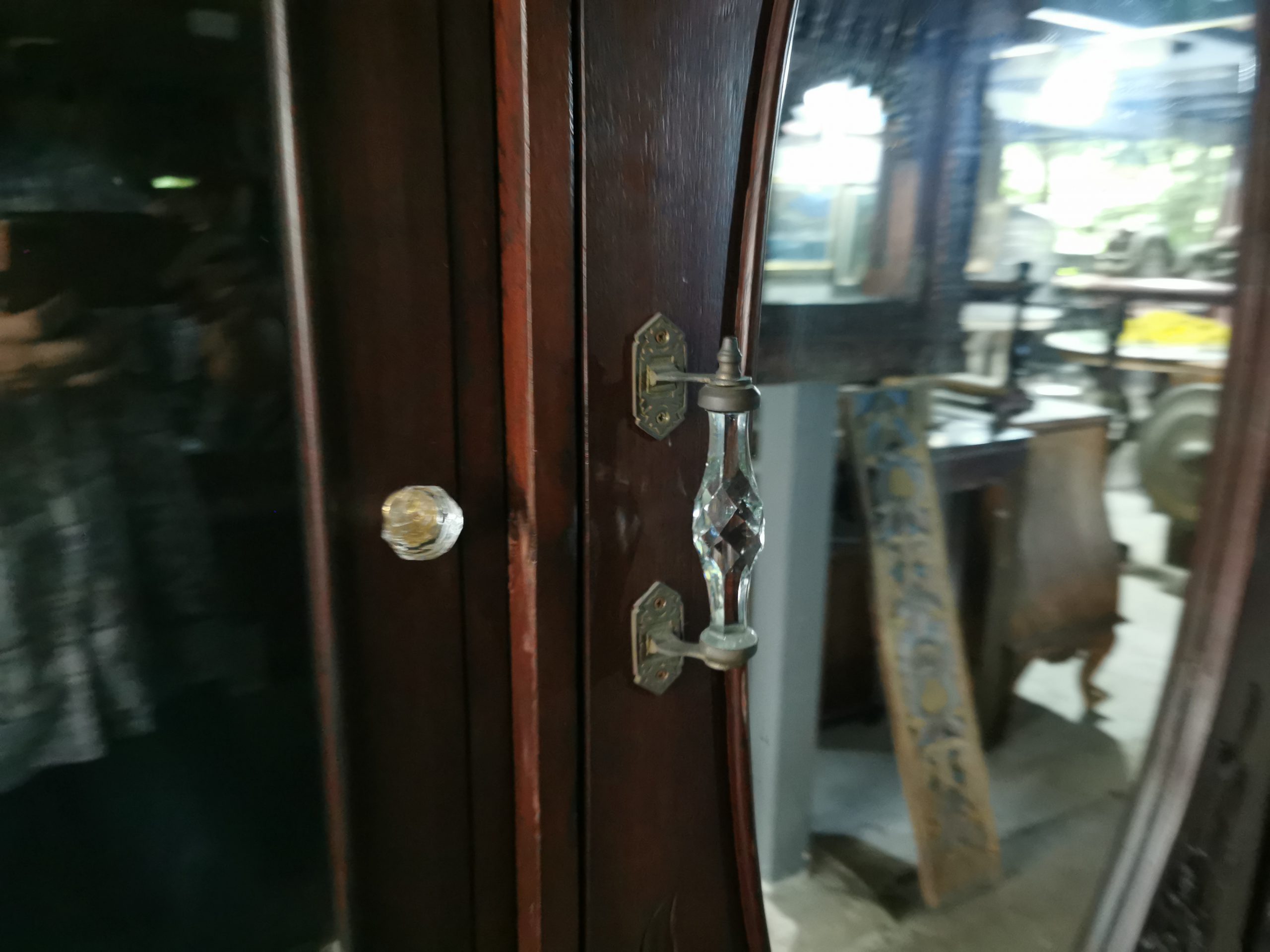 ⚜️ตู้โบราณ ตู้โชว์โบราณ ตู้ไม้โบราณ ตู้โชว์ไม้โบราณ งดงาม คลาสสิค แต่งบ้าน แต่งร้าน ให้มีคุณค่า - Image 5