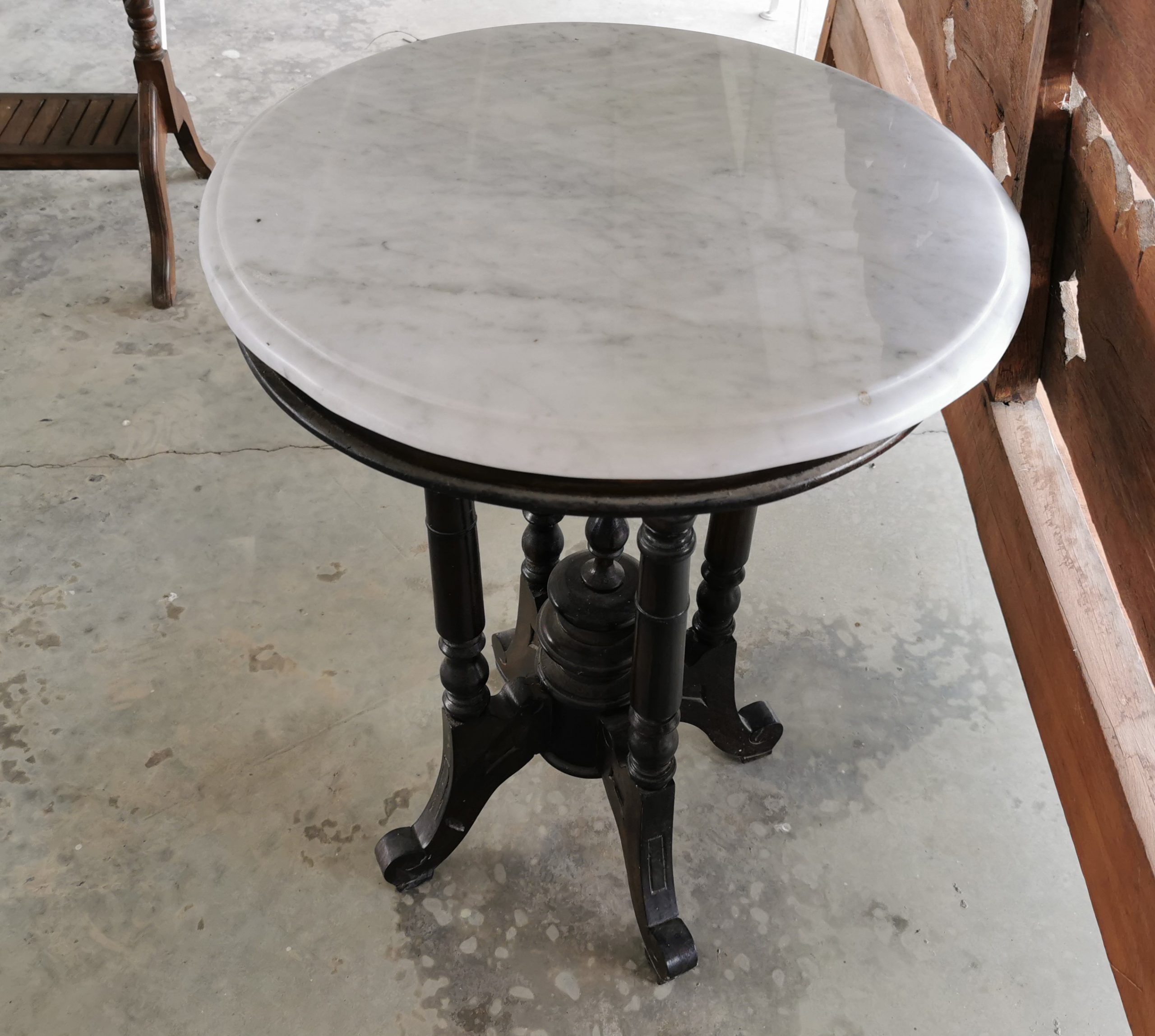 โต๊ะหินอ่อน 50cm โต๊ะหินอ่อนอิตาลี่ นำเข้าจากต่างประเทศ งดงาม สุดคลาสสิค หายาก