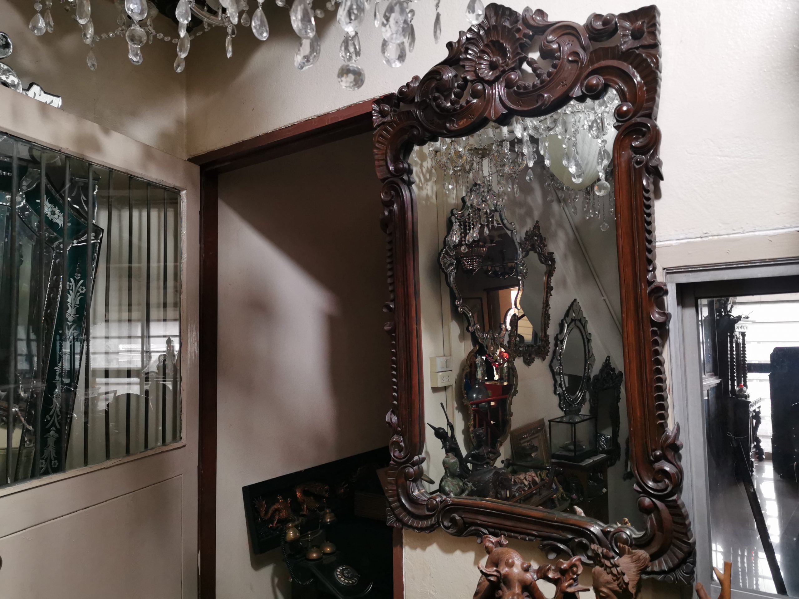 กระจกเวเนเชี่ยน  กระจกโบราณ ขนาดใหญ่  งดงาม คลาสสิค  แต่งบ้านแต่งร้าน ให้มีคุณค่า - Image 21