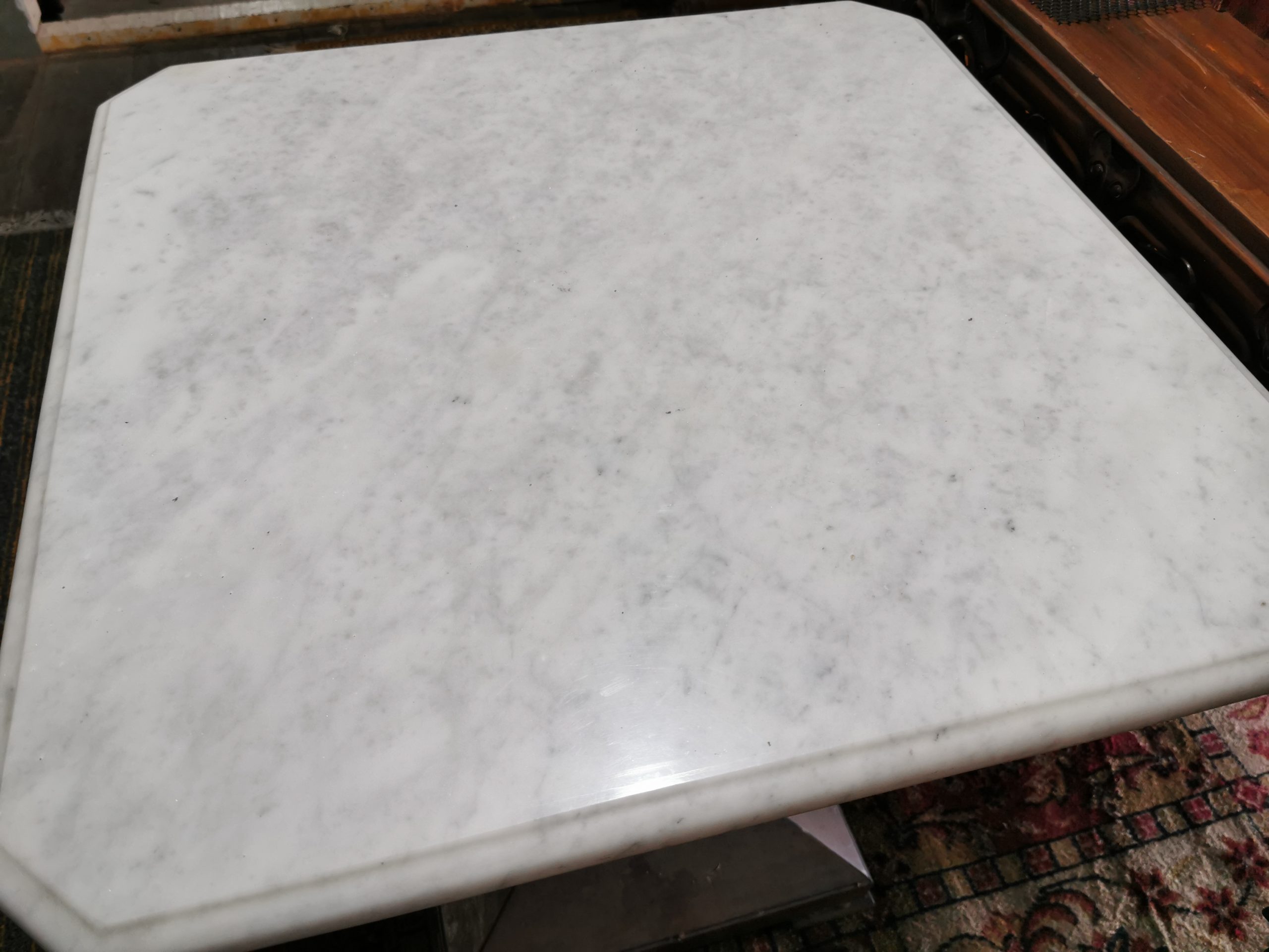 โต๊ะหินอ่อน 80cm โต๊ะหินอ่อนอิตาลี่ นำเข้าจากต่างประเทศ งดงาม สุดคลาสสิค หายาก - Image 3