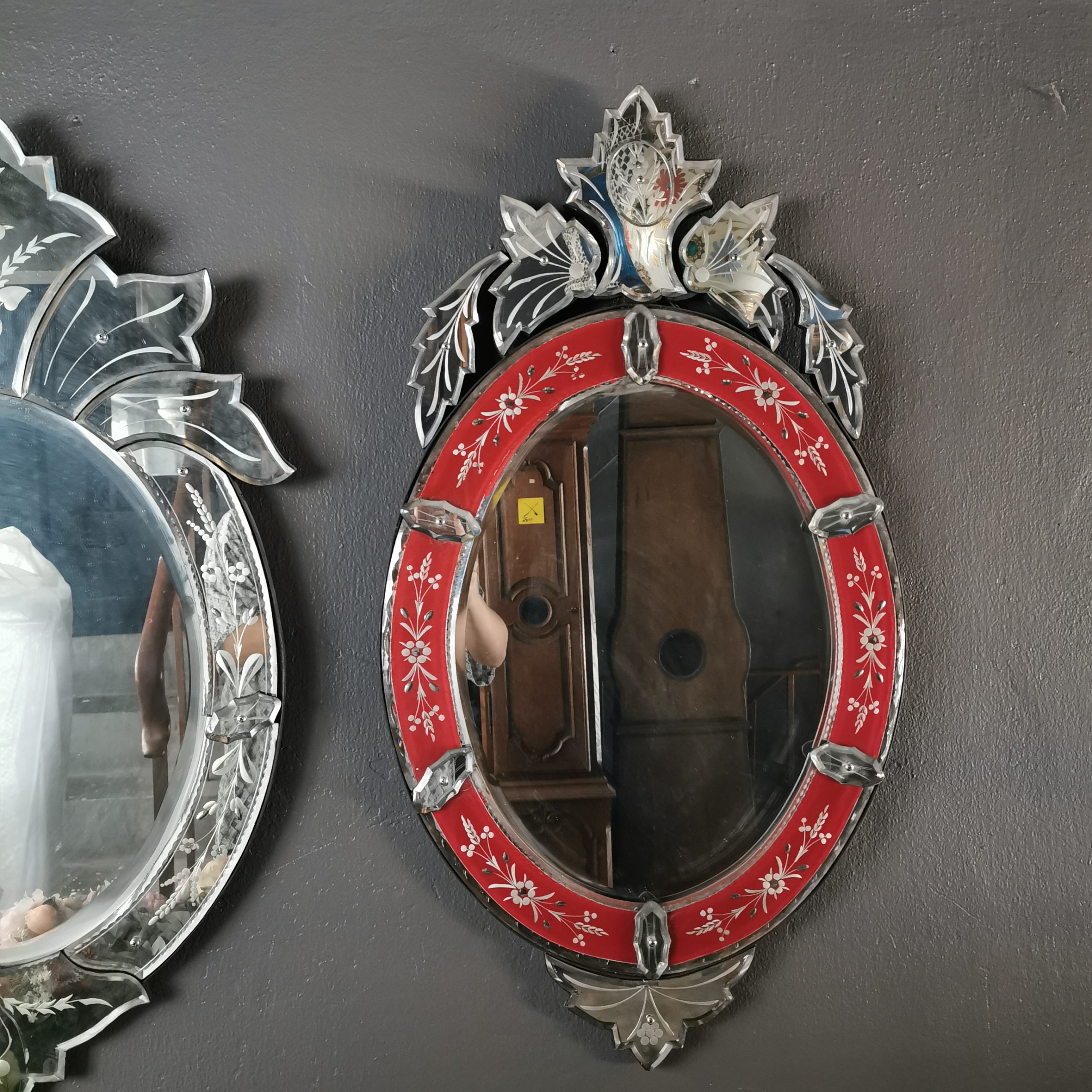 กระจกเวเนเชี่ยน  กระจกโบราณ ขนาดใหญ่  งดงาม คลาสสิค  แต่งบ้านแต่งร้าน ให้มีคุณค่า - Image 35