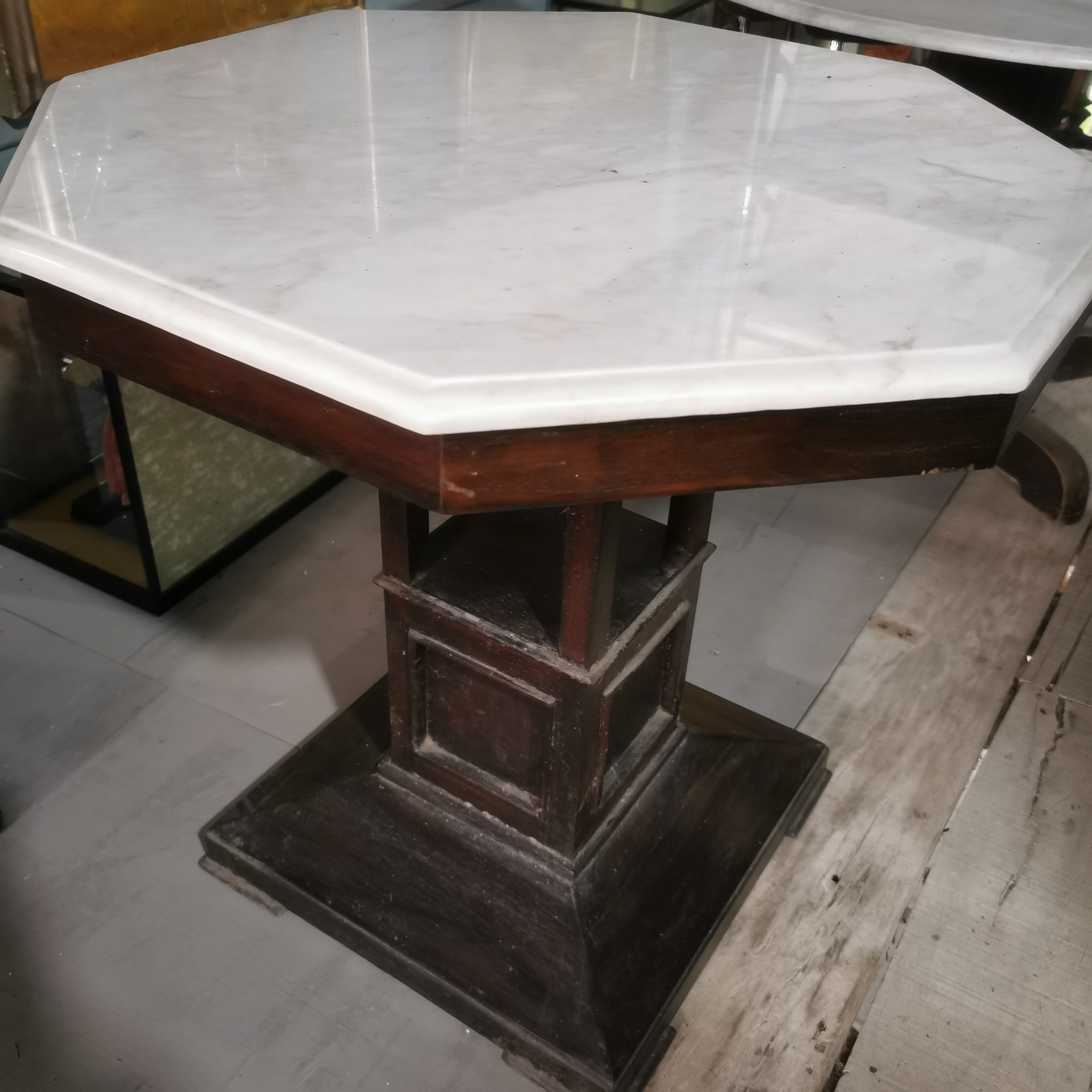 โต๊ะหินอ่อน 80cm โต๊ะหินอ่อนอิตาลี่ นำเข้าจากต่างประเทศ งดงาม สุดคลาสสิค หายาก