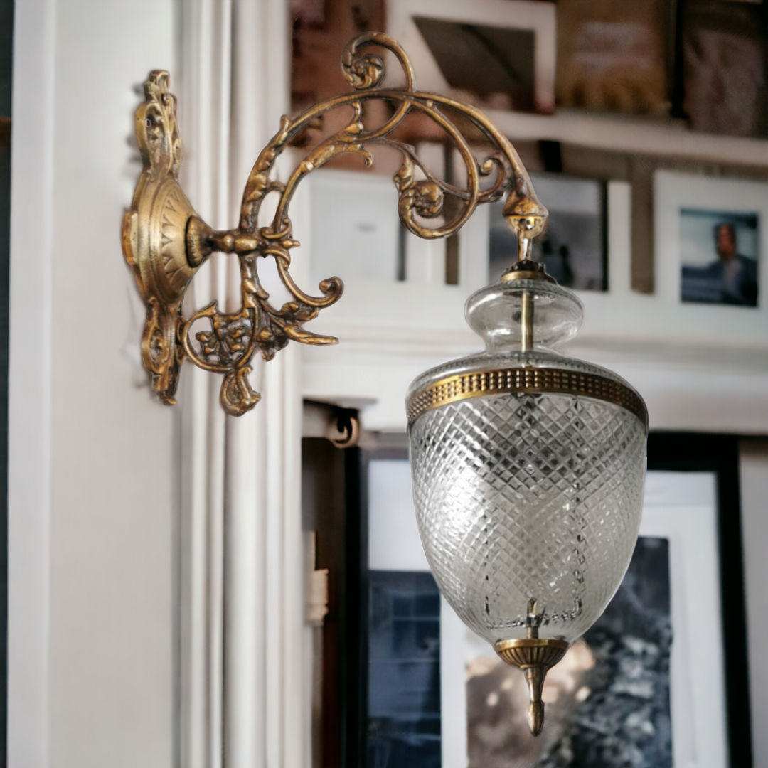 โคมไฟแก้ว หยดน้ำ ไฟกิ่ง สุดคลาสสิค หายาก แต่งบ้าน แต่งร้านให้มีคุณค่า - Image 3