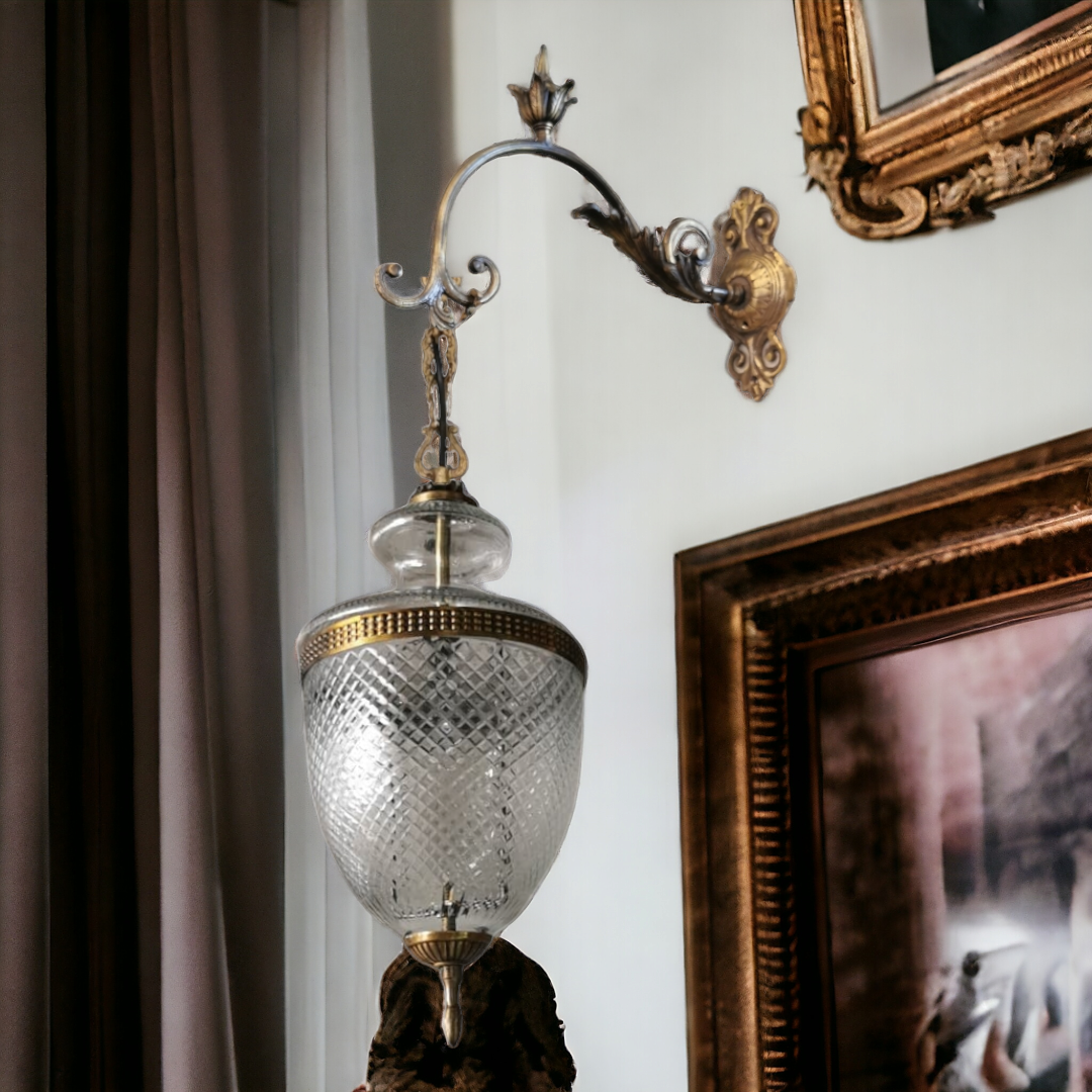 โคมไฟแก้ว หยดน้ำ  หายาก แต่งบ้าน แต่งร้าน - Image 5