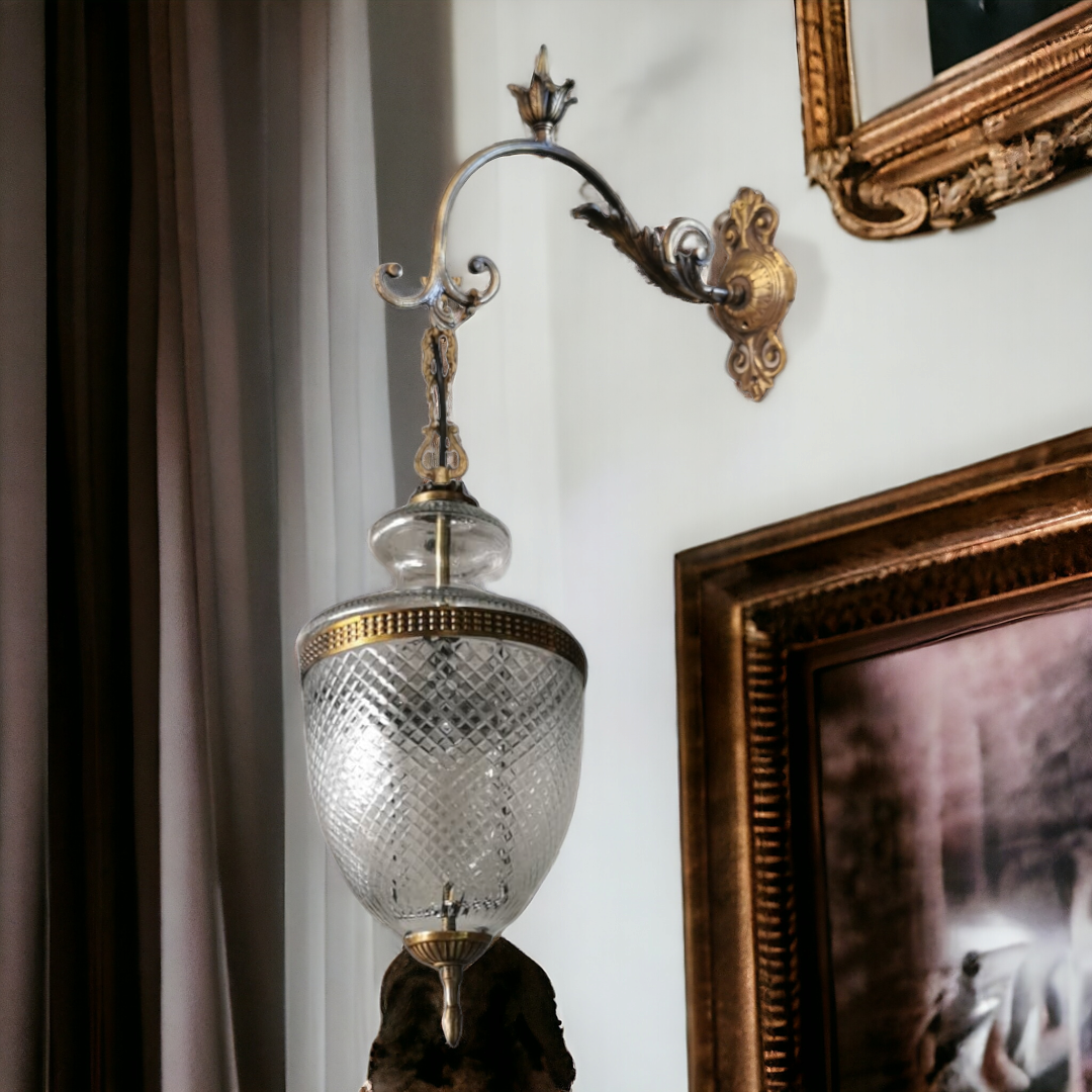 โคมไฟแก้ว หยดน้ำ  หายาก แต่งบ้าน แต่งร้าน - Image 3